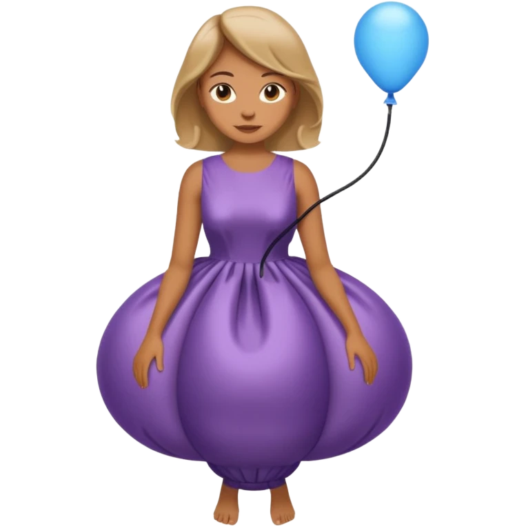 Woman Being Inflated   emoji