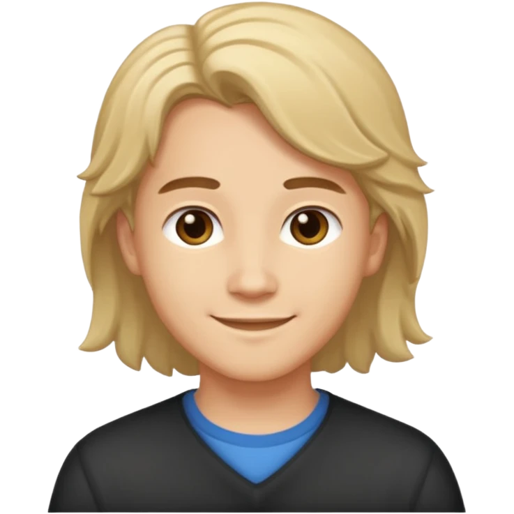 young full hairristian emoji