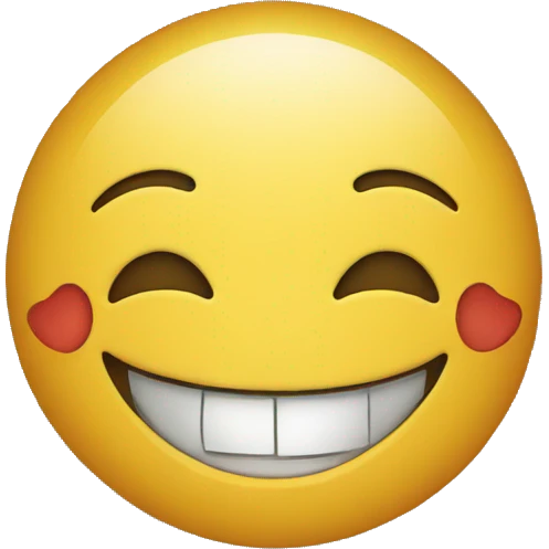 Smile with tattoo emoji