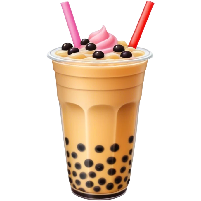 Boba Tea with Toppings 🧋🍡 emoji