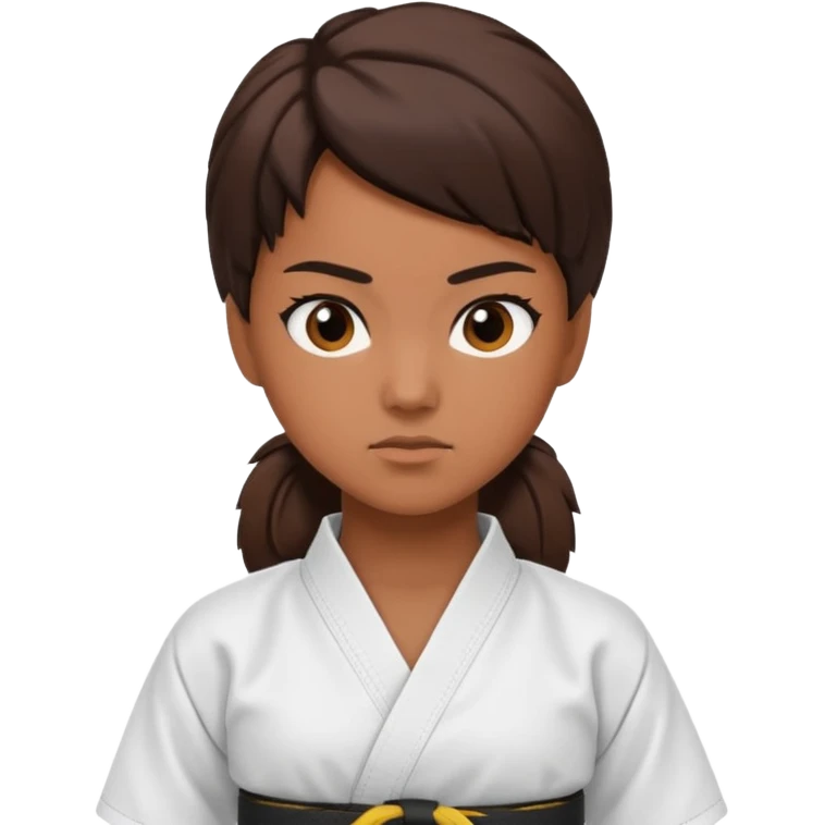 karate lady emoji