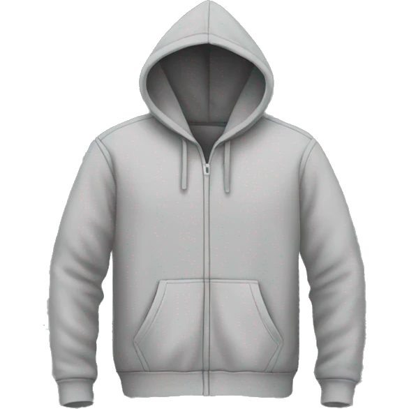 hoodie grey emoji