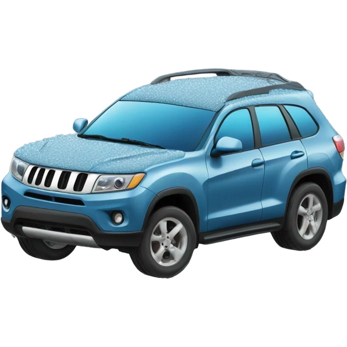 Sweating suv emoji