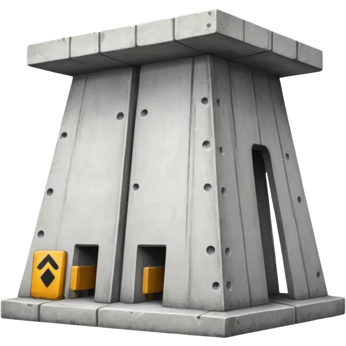 dam, concrete structure emoji