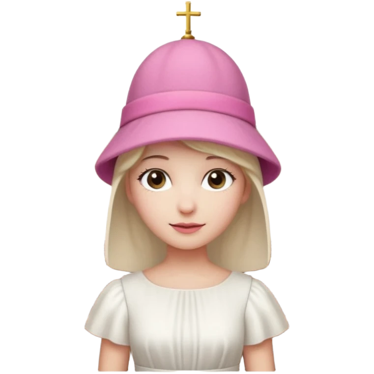 Hellrosa Kirchen ait emoji