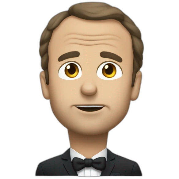 Macron qui fume emoji