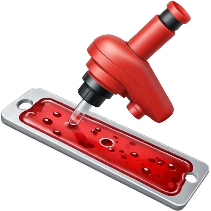 sangue no microscopio emoji