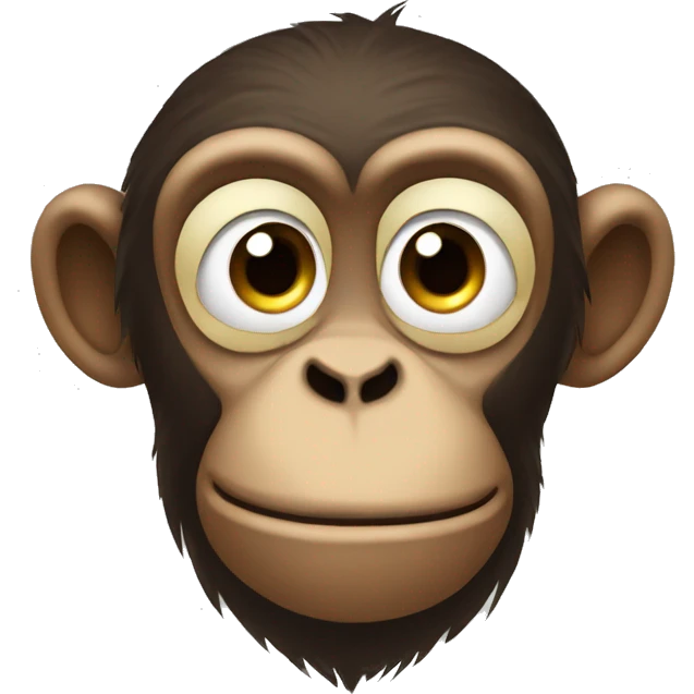 monkey side eyeing emoji