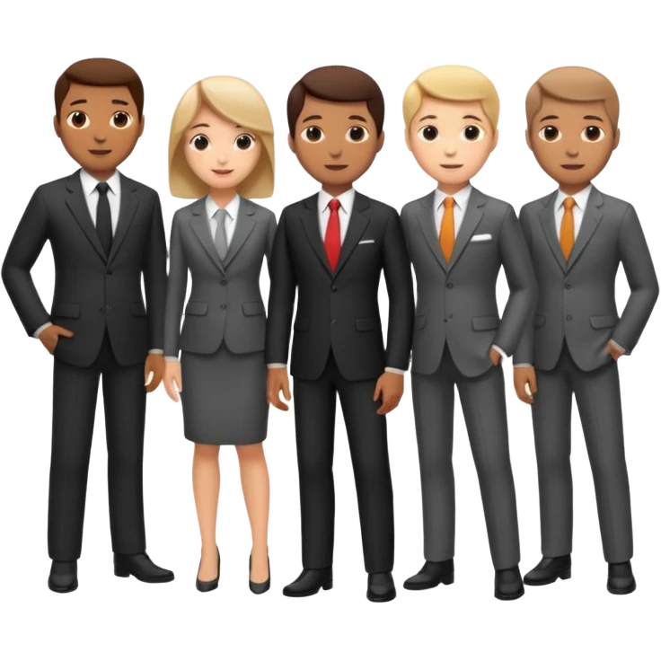 group of people, media agency emoji