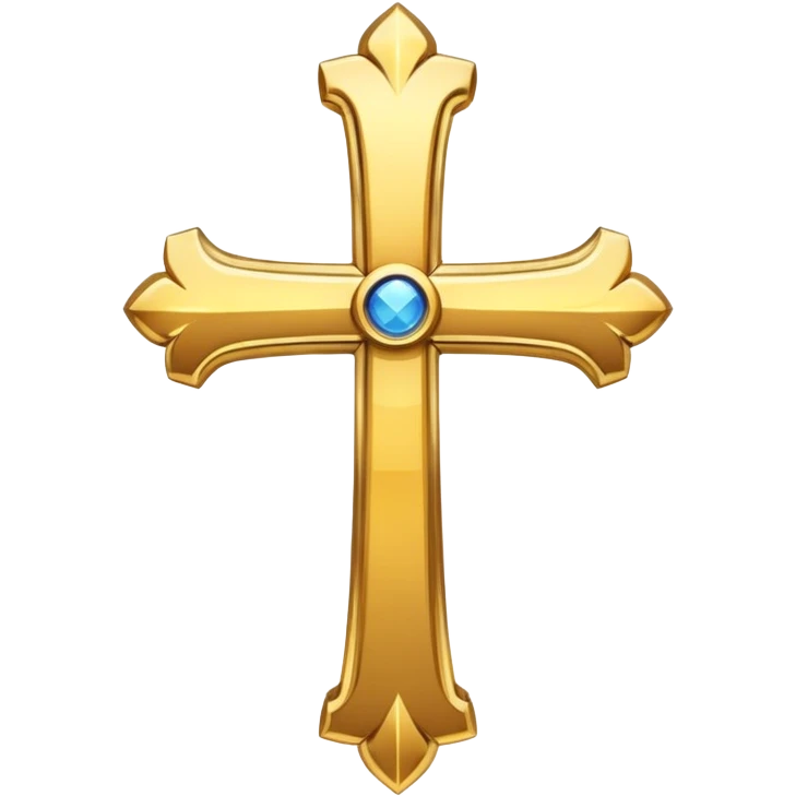 Golden cross emoji