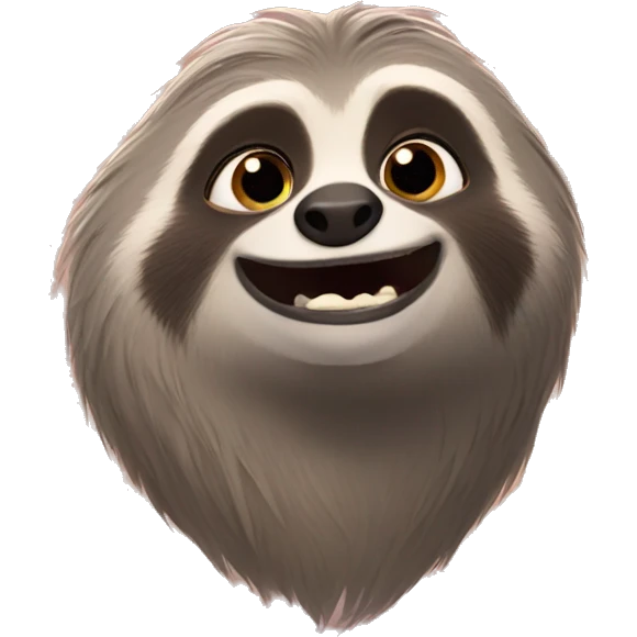 zootopia sloth emoji