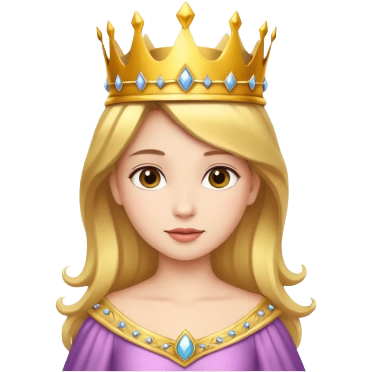 Princess wearing a crown  emoji