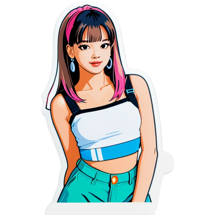 Lisa from Blackpink emoji