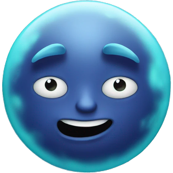 Planet Neptune emoji emoji