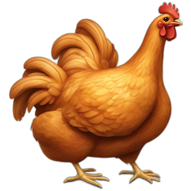 chicken roast emoji