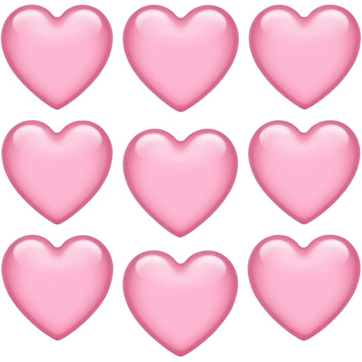 Light pink hearts emoji