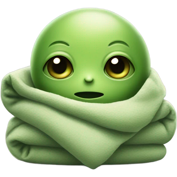 Sleepy alien emoji