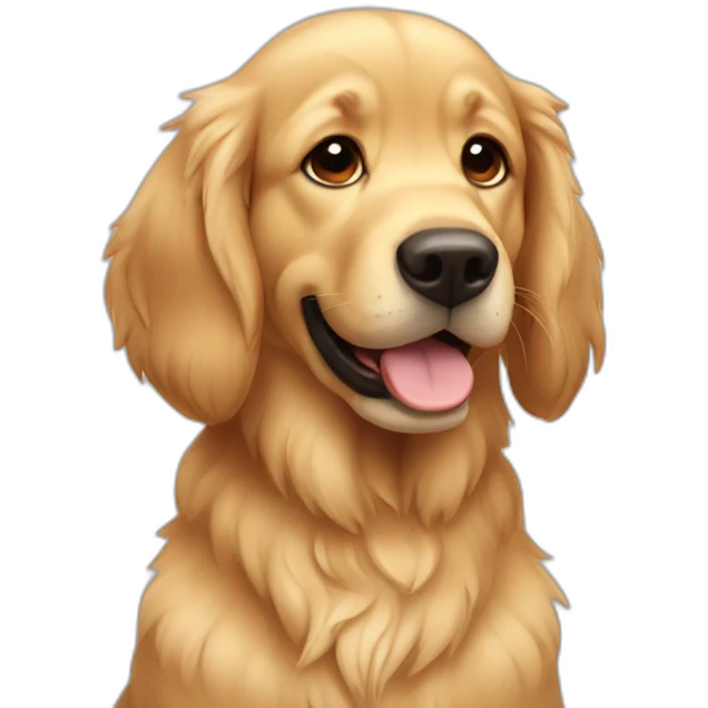 cute retriever gif emoji