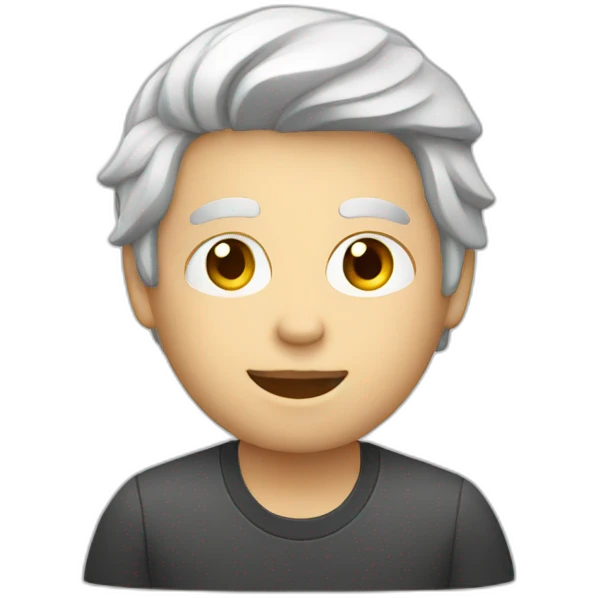 white video editor emoji