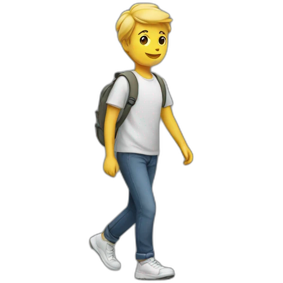 Walking  emoji