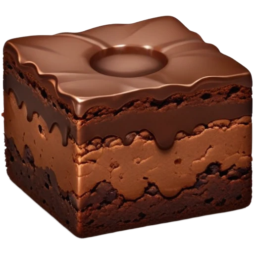 Brownie emoji