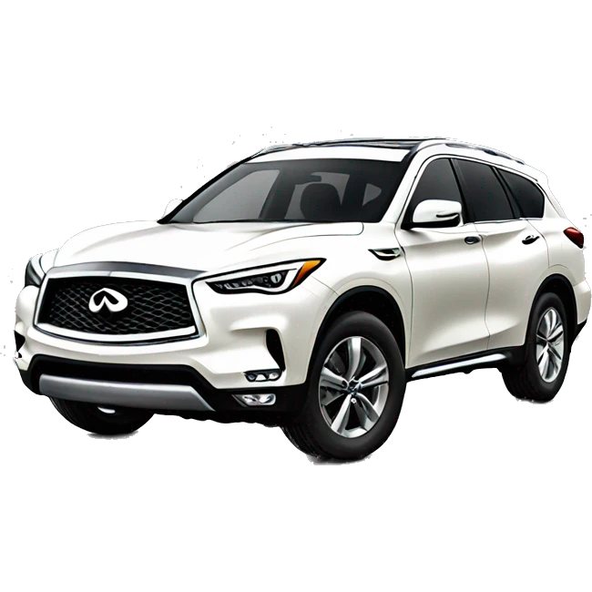 White Infiniti suv emoji