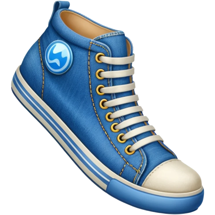 Denim shoes emoji