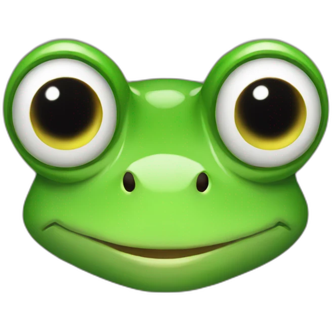 side eye frog emoji