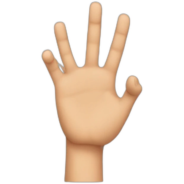 hand N finger emoji