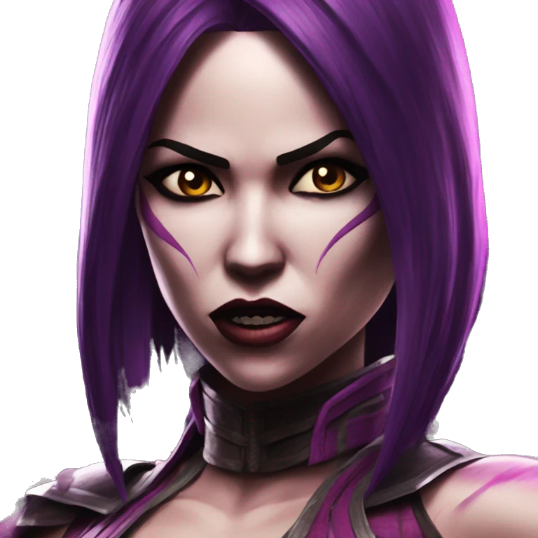 Scared Mileena Mortal Kombat X emoji