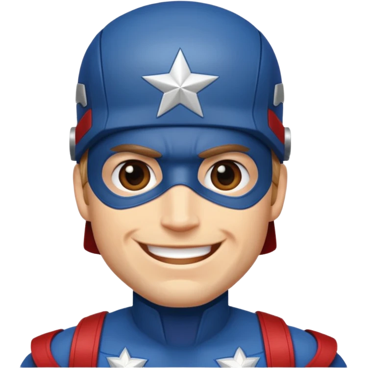 captain america FACE emoji