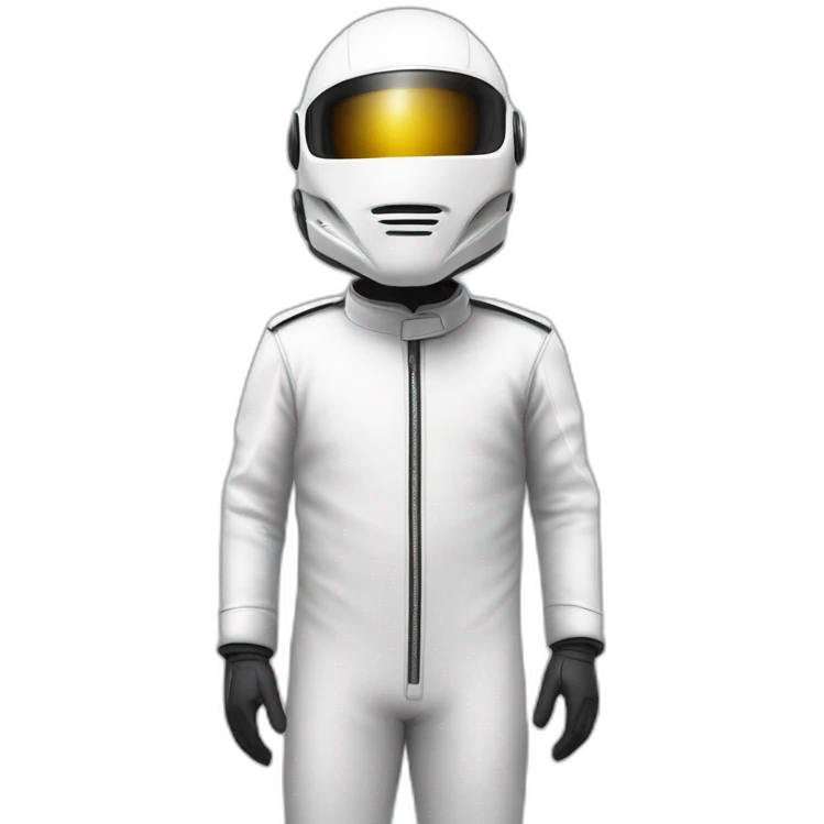 Hiperrealist The Stig emoji
