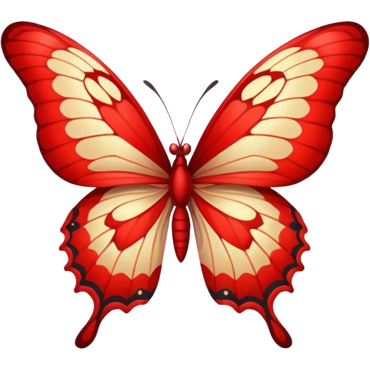 Red butterfly emoji