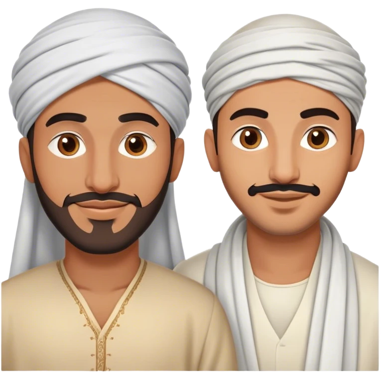 5 bestfriends: 1 Moroccan man, 1 Arab man, 1 Iranian girl, 1 Indian girl, 1 black man emoji