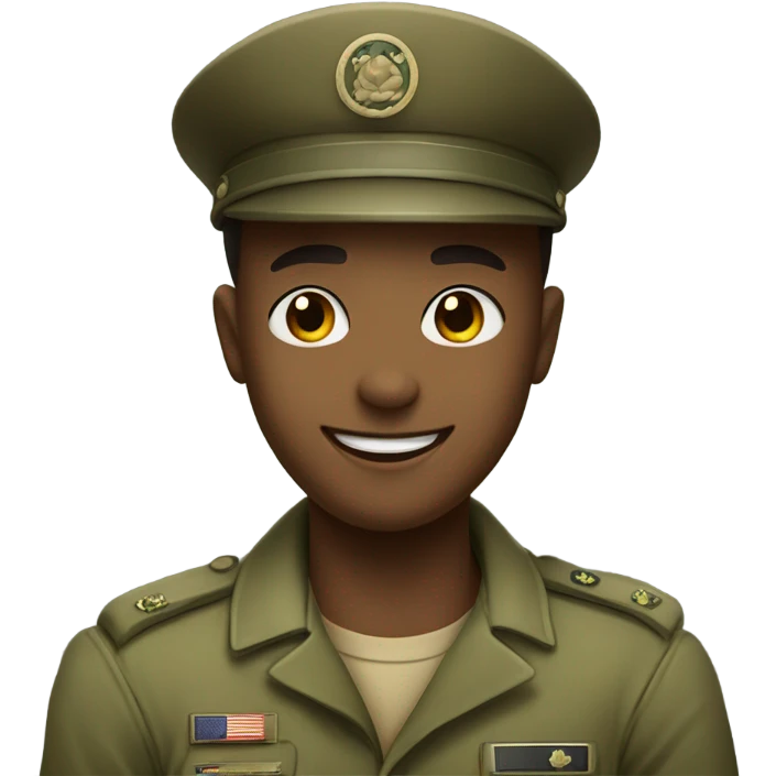 army guy cute emoji
