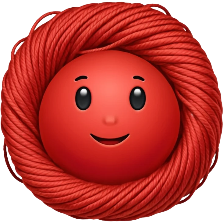 red ball of yarn emoji