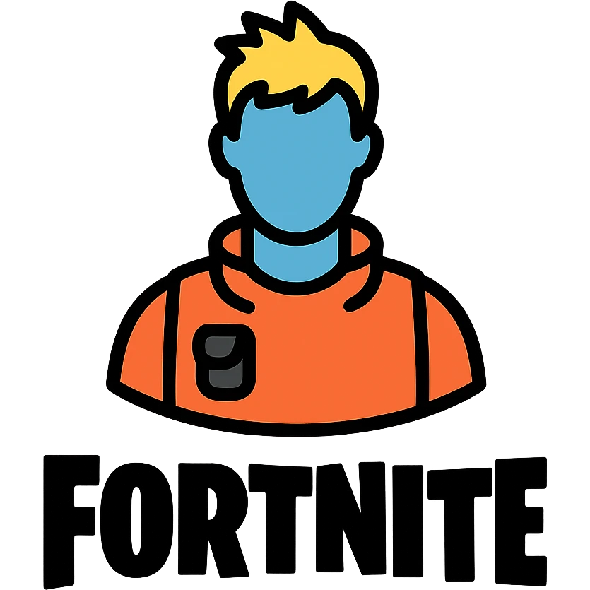 Fortnite character or logo colored icon emoji