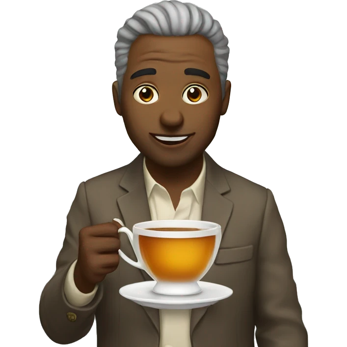 Tea time emoji
