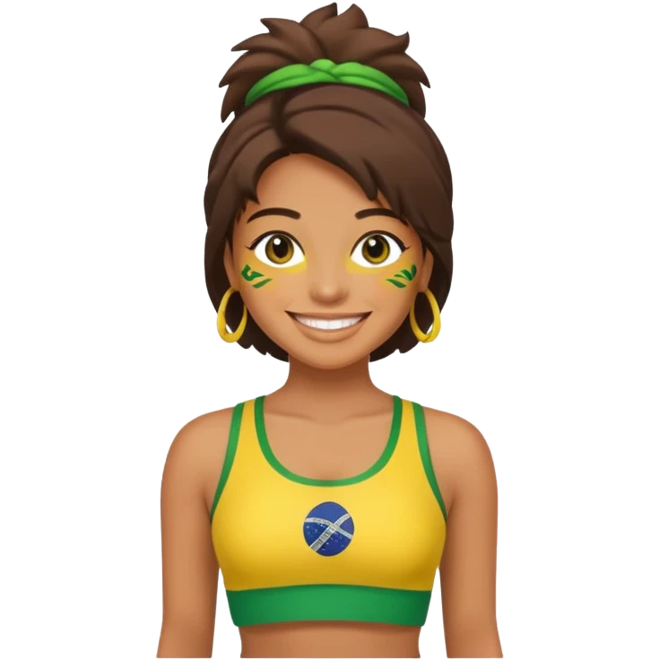 brasil polera corta emoji