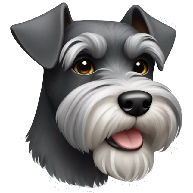 miniature schnauzer emoji