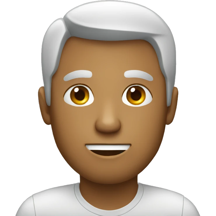 The guy with the phone emoji