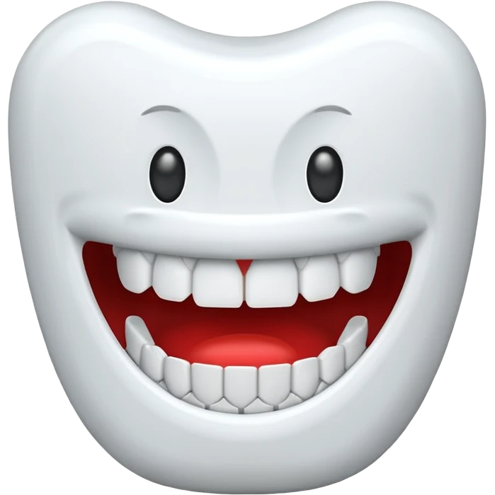 Wind-up chattering teeth emoji