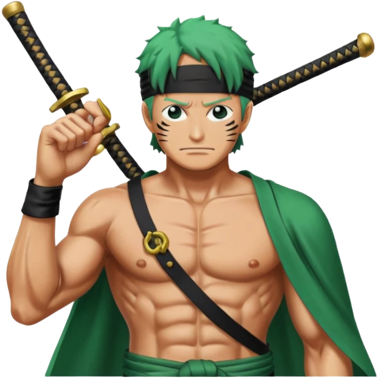one piece zoro in land of wano emoji
