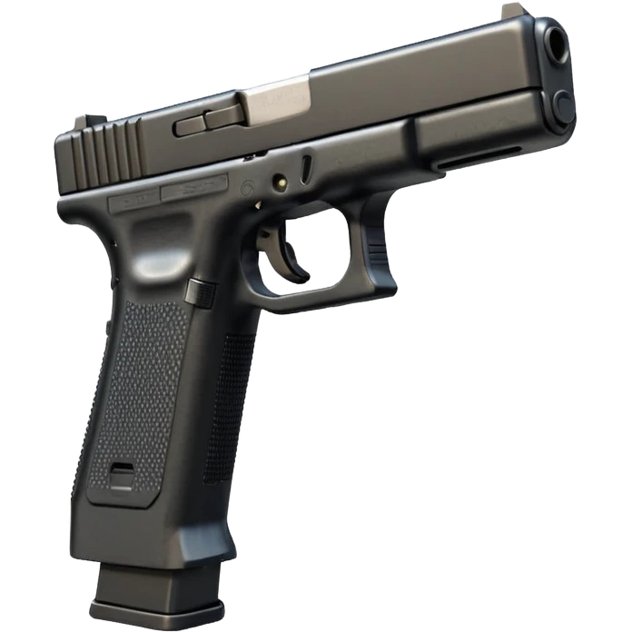 Glock 17 with an extended magazine (big magazine) emoji
