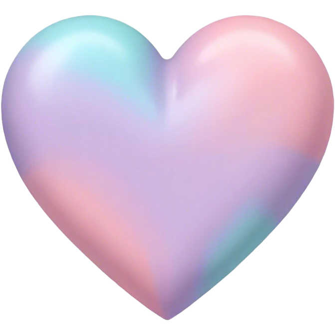 Pastel heart emoji