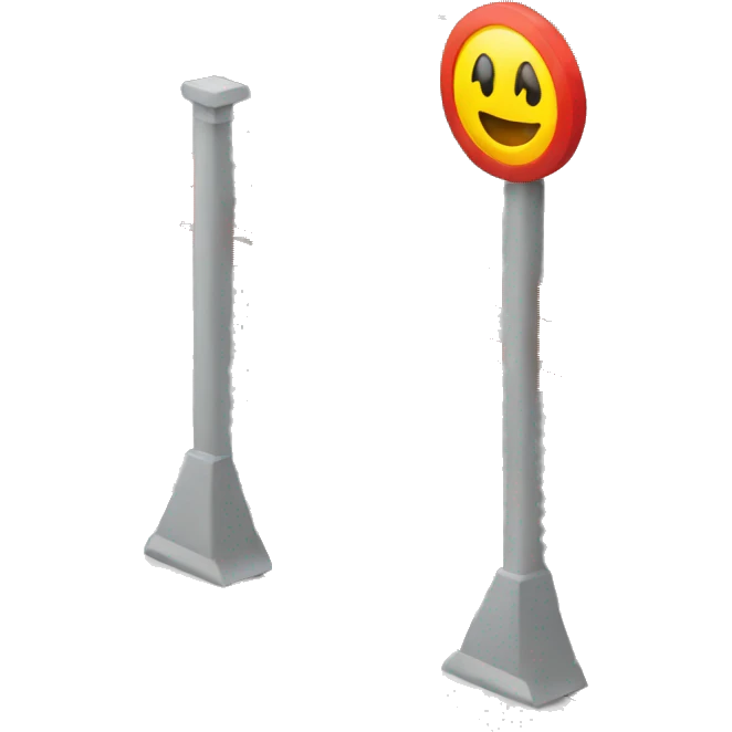Stop barrier emoji