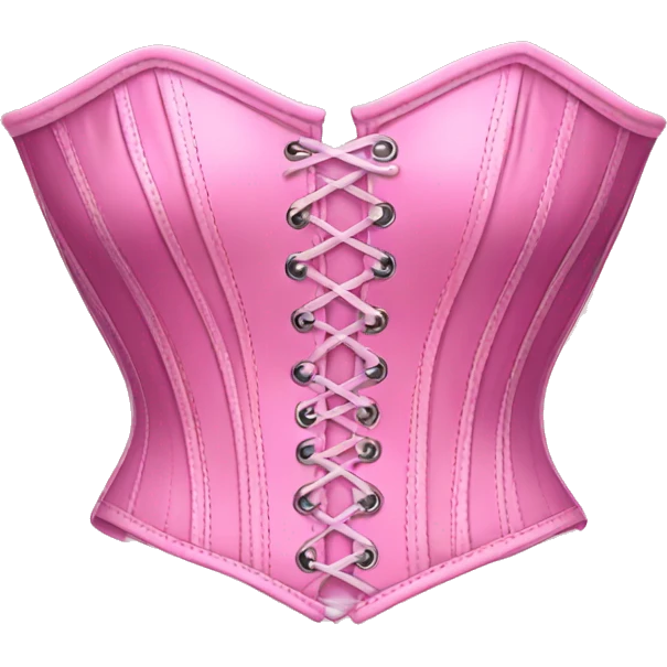 Pink corset emoji