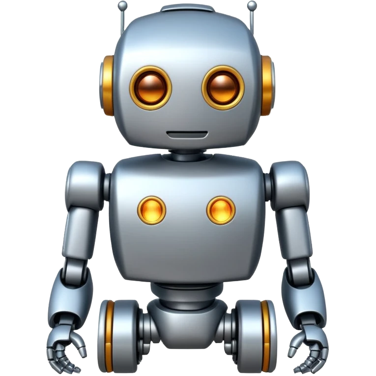 robot gift with an ai worker emoji