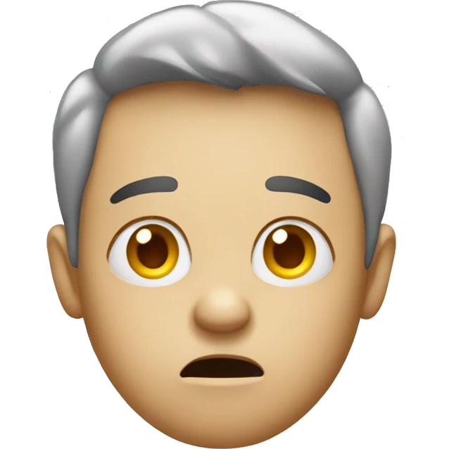 Confused face  emoji
