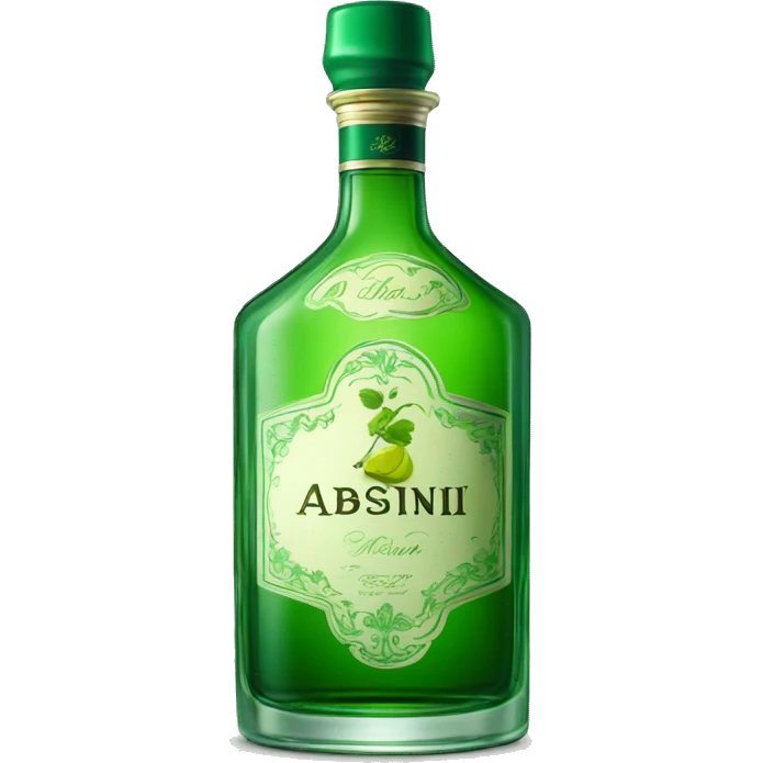 Beautiful bottle of absinthe emoji